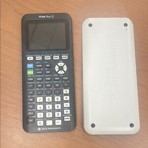 Texas Instruments TI-84 Plus CE Graphing Calculator in Black and White